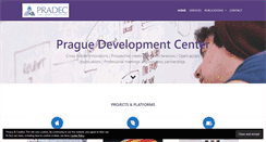 Desktop Screenshot of pradec.eu