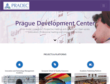 Tablet Screenshot of pradec.eu